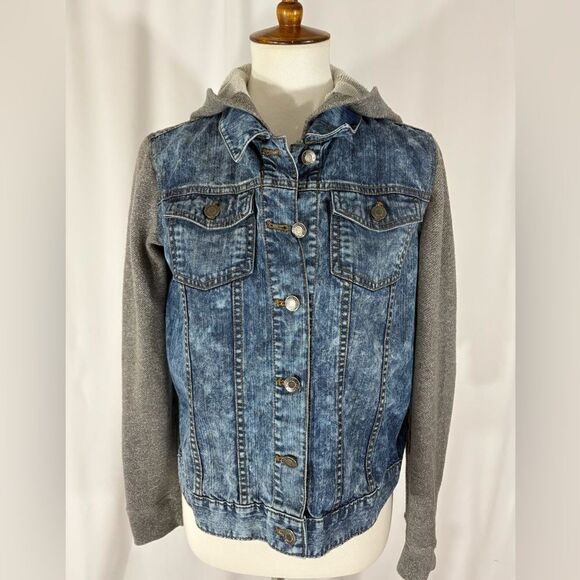 Relativity Hooded Denim Jacket - Picture 1 of 7